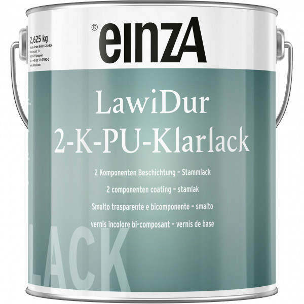 einzA Lawidur 2-K-PU-Klarlack - Hochglanz (Farblos)