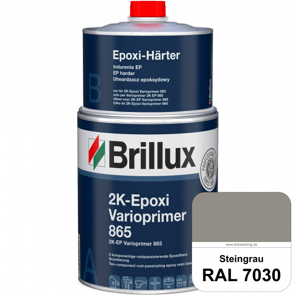 2K-Epoxi Varioprimer 865 (RAL 7030 Steingrau) 2K haftvermittelnde Grundierung auf Untergründen wie Z