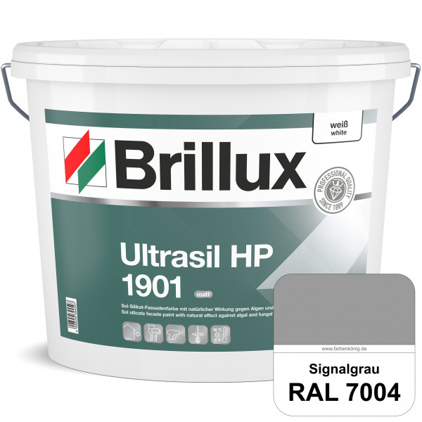 Ultrasil HP 1901 Silikat-Fassadenfarbe (RAL 7004 Signalgrau) Sol-Silikat-Fassadenfarbe ohne Biozidzu