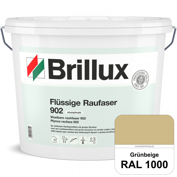 Flüssige Raufaser ELF 902 (RAL 1000 Grünbeige) Spezial-Dispersionsfarbe mit Raufasereffekt