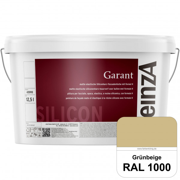 einzA Garant (RAL 1000 Grünbeige) elastische Siliconharz-Fassadenfarbe