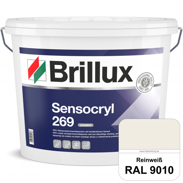 Sensocryl ELF 269 (RAL 9010 Reinweiß) glänzende hochwertige Reinacrylat-Innendispersion für Artzprax