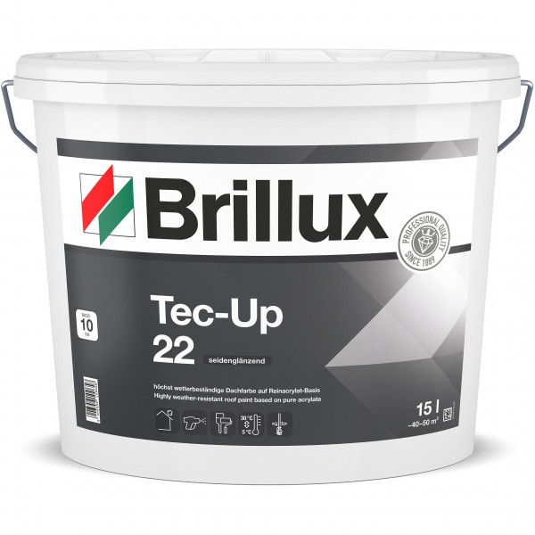 Tec-Up 22 mit Protect (B-Ware) - 2,5 Liter (Braun (Brillux Scala 15.09.30) - Brillux Scala)