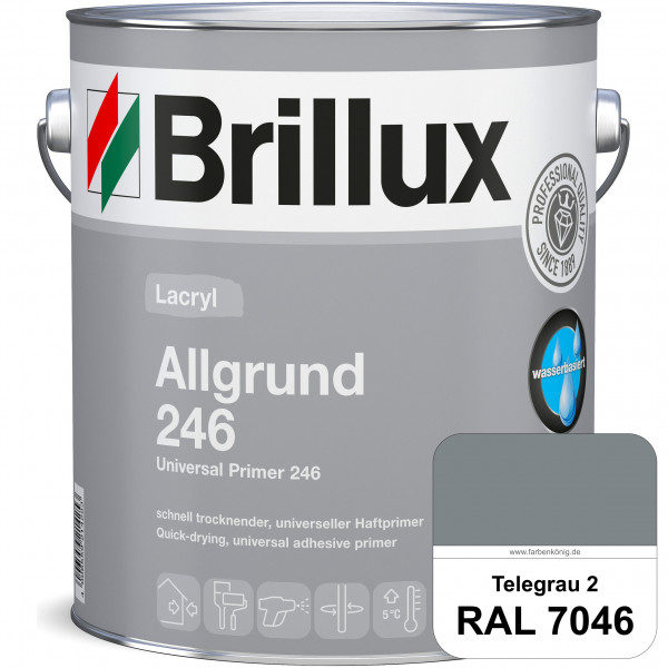 Lacryl Allgrund 246 (B-Ware) - 0,375 Liter (RAL 7046 Telegrau 2)