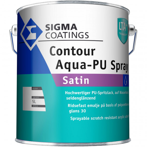 Sigma Contour Aqua-PU Spray Satin (Weiß)