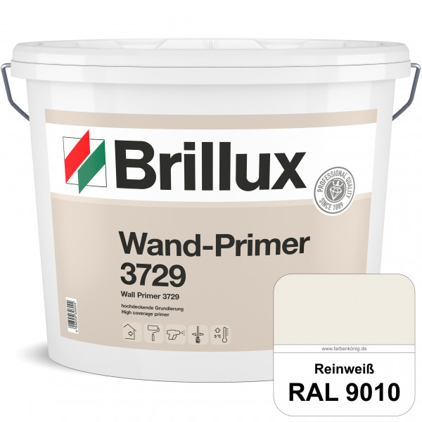 Wand-Primer ELF 3729 (RAL 9010 Reinweiß) Spezialgrundierung für Gipskarton, -putz und Beton (innen)