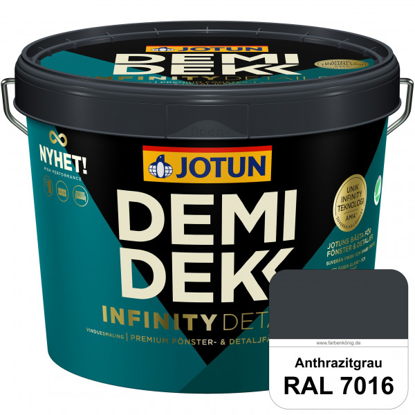 DEMIDEKK Infinity Details - Deckender Holzschutz (RAL 7016 Anthrazitgrau)