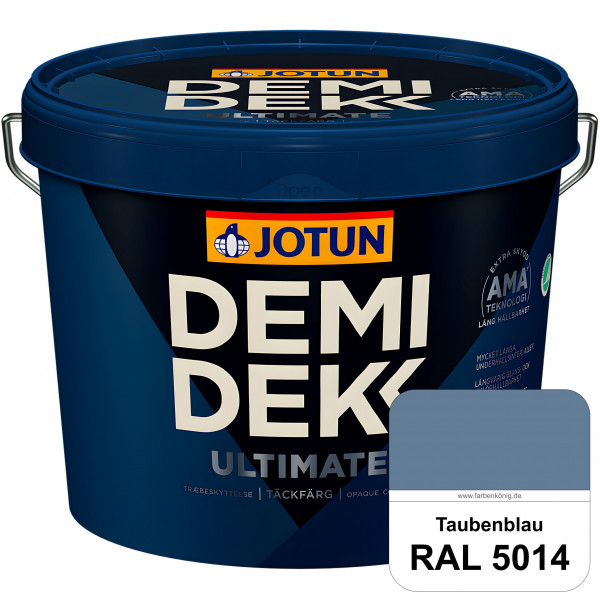 DEMIDEKK ULTIMATE Täckfärg - Deckende Holzfarbe (RAL 5014 Taubenblau)