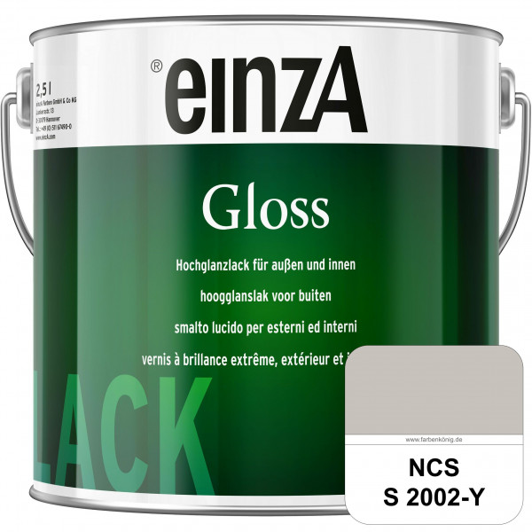 einzA Gloss (NCS S 2002-Y) Hochwertiger Alkydharzlack in Premium-Qualität, hochglänzend.