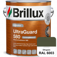 Lignodur UltraGuard 580 (Dauerschutzlasur 580) RAL 6003 Olivgrün