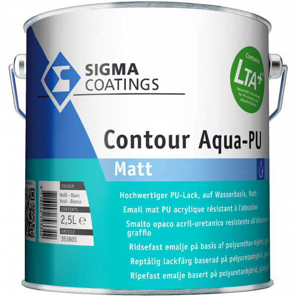 Sigma Contour Aqua-PU Matt (Weiß)