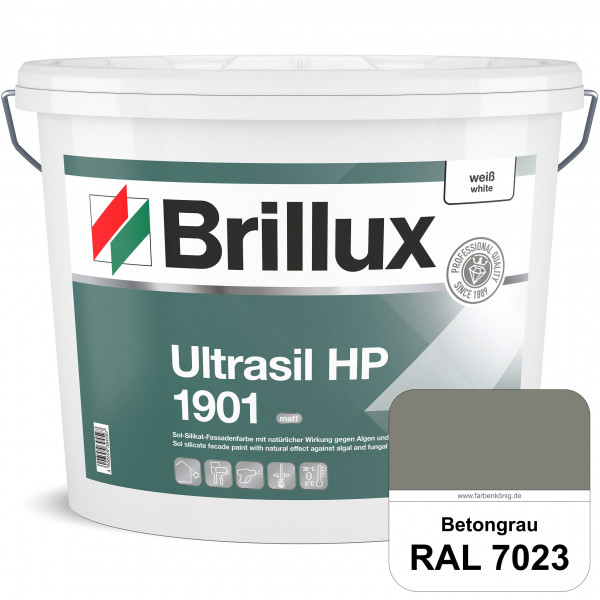 Ultrasil HP 1901 Silikat-Fassadenfarbe (RAL 7023 Betongrau) Sol-Silikat-Fassadenfarbe ohne Biozidzus