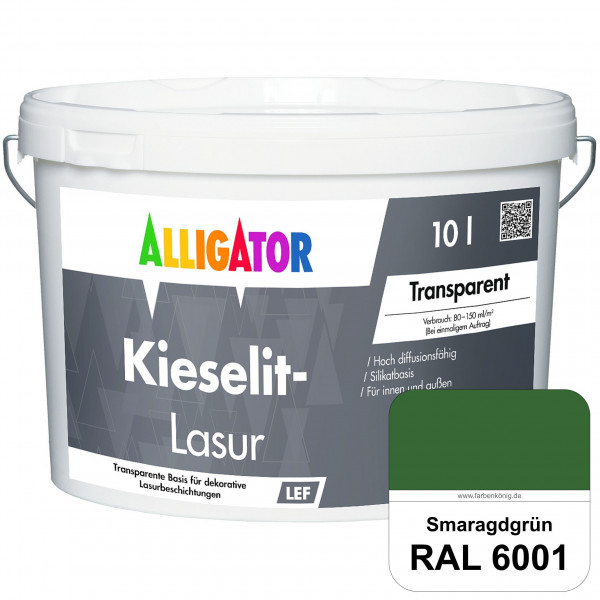 Kieselit-Lasur (RAL 6001 Smaragdgrün)