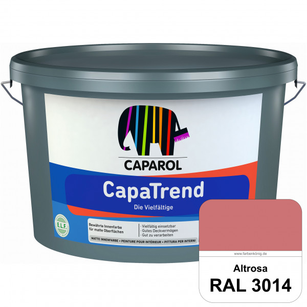 CapaTrend (RAL 3014 Altrosa) matte hochdeckende Dispersionsfarbe für den Innenbereich