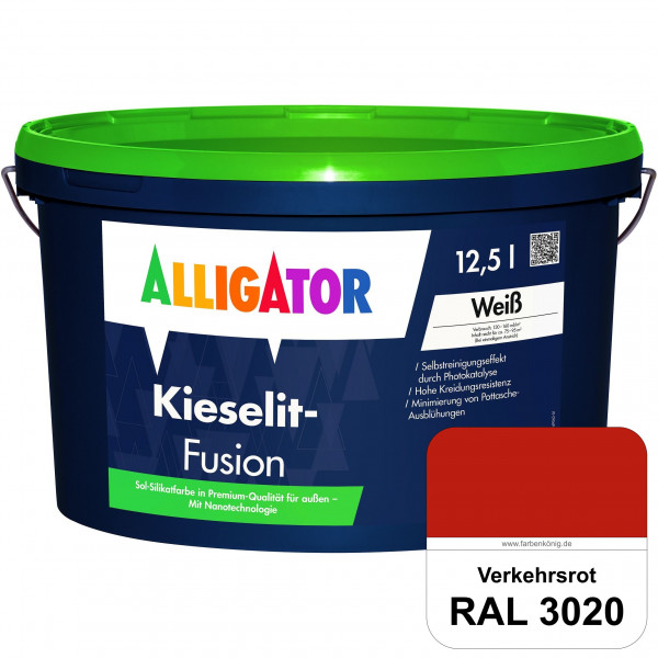 Kieselit Fusion (RAL 3020 Verkehrsrot)