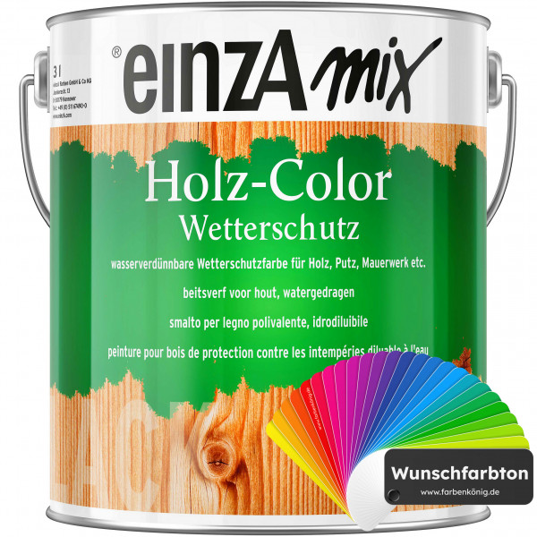 einzA Holz-Color Wetterschutz (Wunschfarbton)