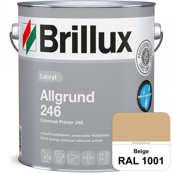 Lacryl Allgrund 246 (RAL 1001 Beige) Grundierung für Acryl- und Alkydharzlacken auf Holz, Zink, verz