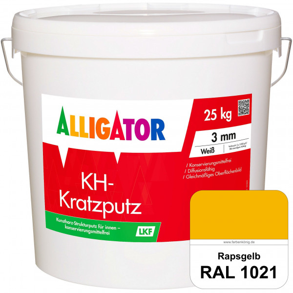 KH-Reibeputz LEF 2 mm (RAL 1021 Rapsgelb)