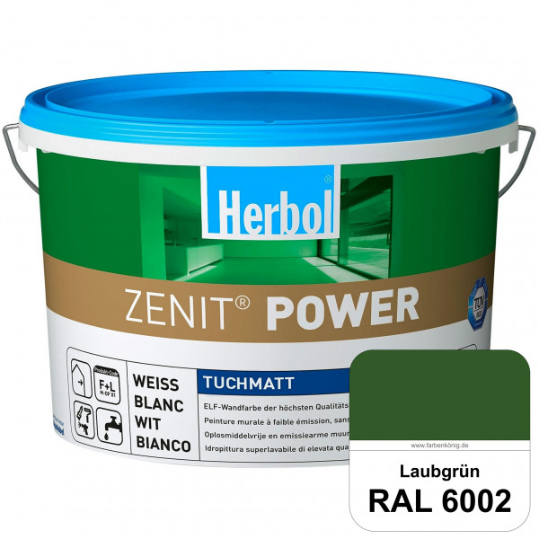 Herbol Zenit Power (RAL 6002 Laubgrün) Superdeckende ELF-Wandfarbe