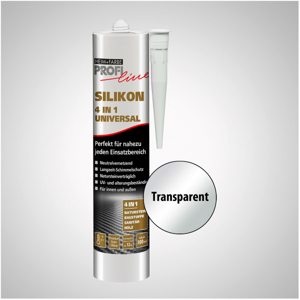 PROFIline Silikon 4in1 Universal (Transparent)