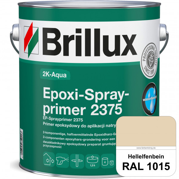 2K-Aqua Epoxi-Sprayprimer 2375 (RAL 1015 Hellelfenbein) haftvermittelnde 2K-Grundierung auf nicht sa