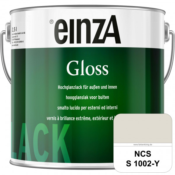 einzA Gloss (NCS S 1002-Y) Hochwertiger Alkydharzlack in Premium-Qualität, hochglänzend.