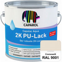Capalac Aqua 2K PU-Lack (RAL 9001 Cremeweiß) chemisch und mechanisch widerstandsfähige Lackierungen