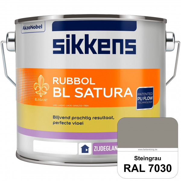 Rubbol BL Satura (RAL 7030 Steingrau) seidenglänzender PU-Lack (wasserbasiert) innen & außen