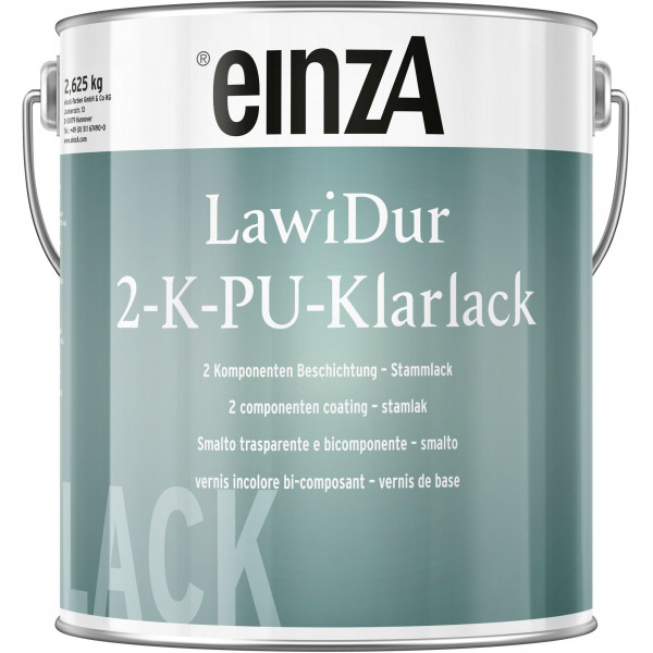 einzA Lawidur 2-K-PU-Klarlack - Seidenglanz (Farblos)