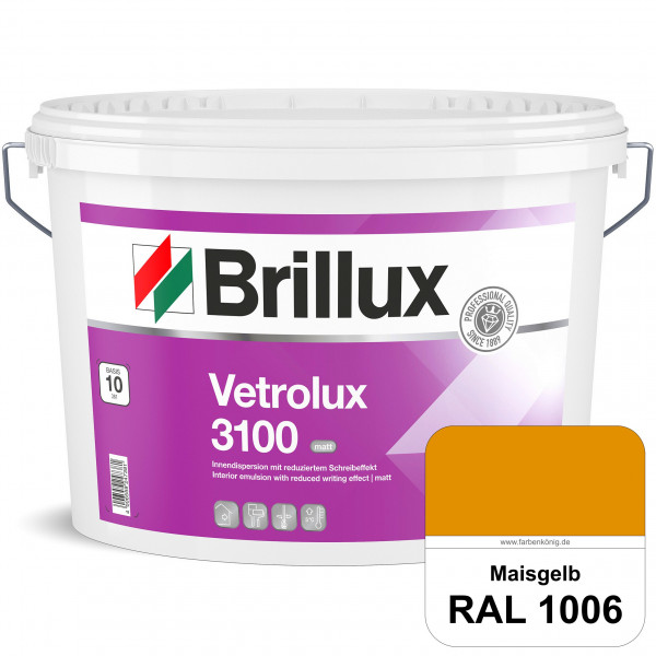 Vetrolux ELF 3100 (RAL 1006 Maisgelb) matte & gut zu reinigende Spezial-Innenfarbe