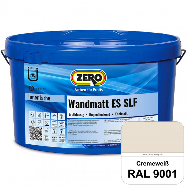 Wandmatt ES SLF (RAL 9001 Cremeweiß)