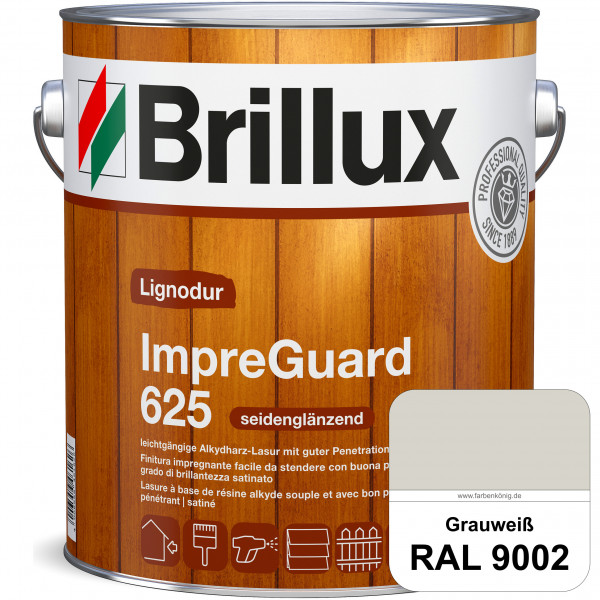 ImpraGuard 625 (RAL 9002 Grauweiß) imprägnierende Lasur (lösemittelhaltig) für allen Laub- und Nadel