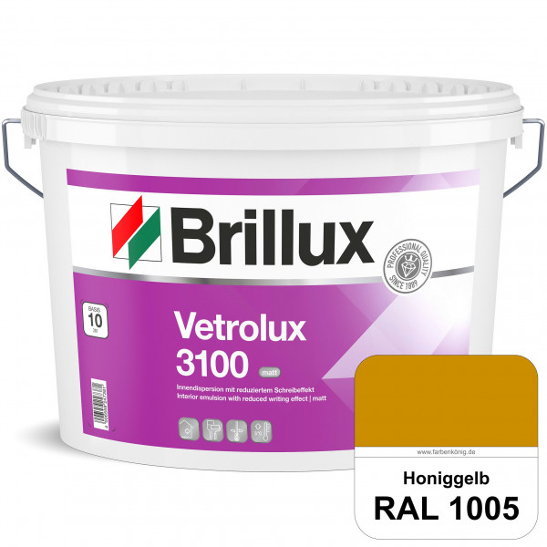 Vetrolux ELF 3100 (RAL 1005 Honiggelb) matte & gut zu reinigende Spezial-Innenfarbe