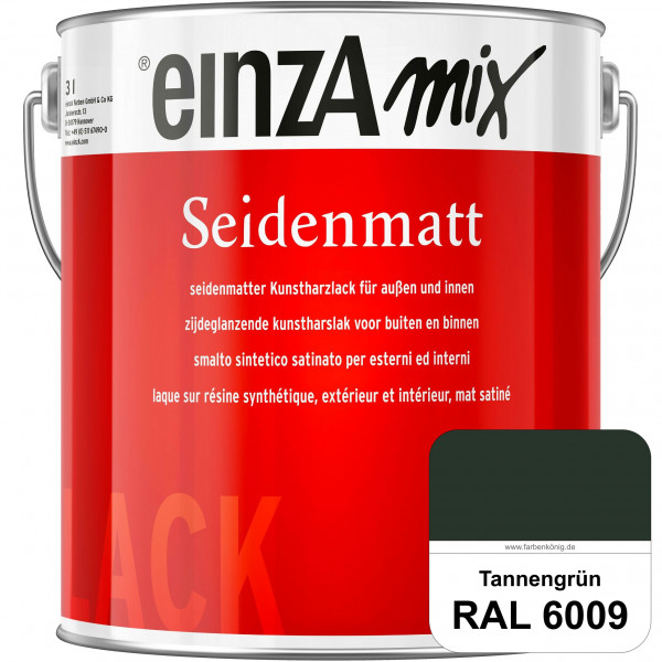 einzA Seidenmatt (RAL 6009 Tannengrün) Lösemittelhaltiger Seidenmattlack