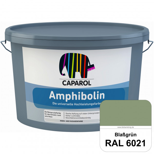 Amphibolin (RAL 6021 Blassgrün) Universalfarbe auf Reinacrylbasis innen & außen