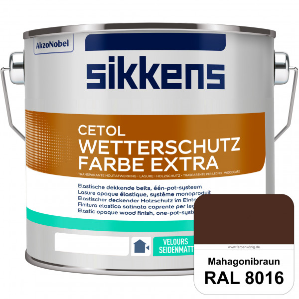 Cetol Wetterschutzfarbe Extra (RAL 8016 Mahagonibraun)