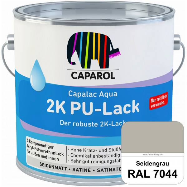 Capalac Aqua 2K PU-Lack (RAL 7044 Seidengrau) chemisch und mechanisch widerstandsfähige Lackierungen