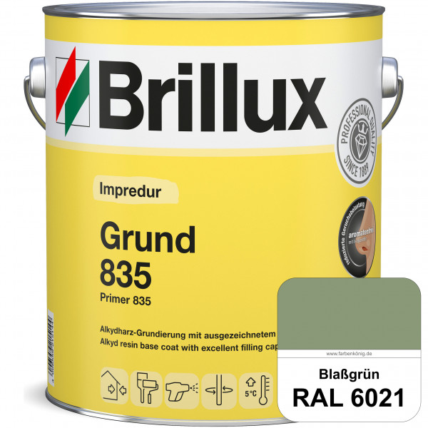 Impredur Grund 835 (RAL 6021 Blassgrün) Grundierung für Laub- und Nadelholz wie Fenstern, Türen etc.