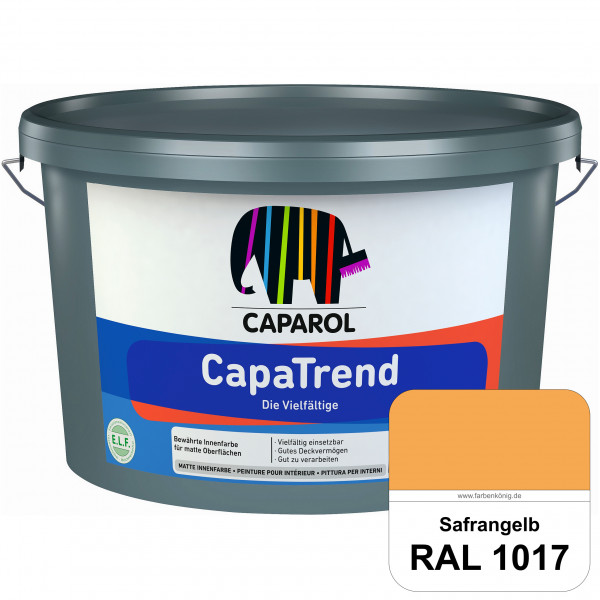 CapaTrend (RAL 1017 Safrangelb) matte hochdeckende Dispersionsfarbe für den Innenbereich