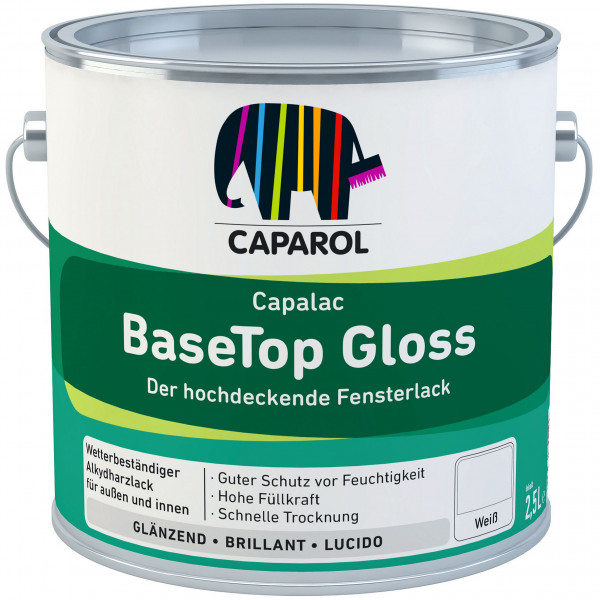 Capalac BaseTop Gloss (Weiß)