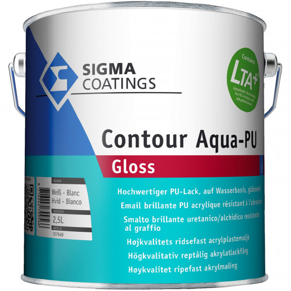 Sigma Contour Aqua-PU Gloss (Weiß)