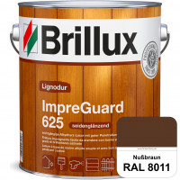 ImpraGuard 625 (RAL 8011 Nussbraun) imprägnierende Lasur (lösemittelhaltig) für allen Laub- und Nade