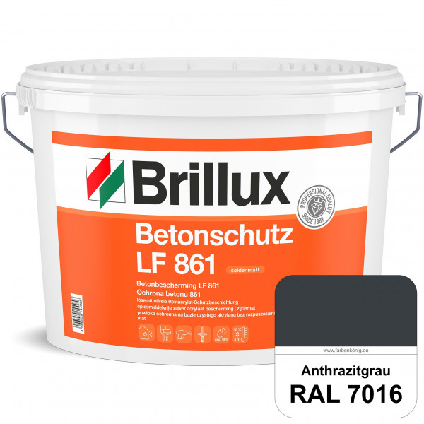Betonschutz LF 861 (RAL 7016 Anthrazitgrau) Wetterbeständige Lasur für mineralischen Untergründen z.