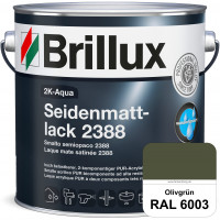 2K-Aqua Seidenmattlack 2388 (RAL 6003 Olivgrün) mechanisch und chemisch hoch belastbar für außen & i