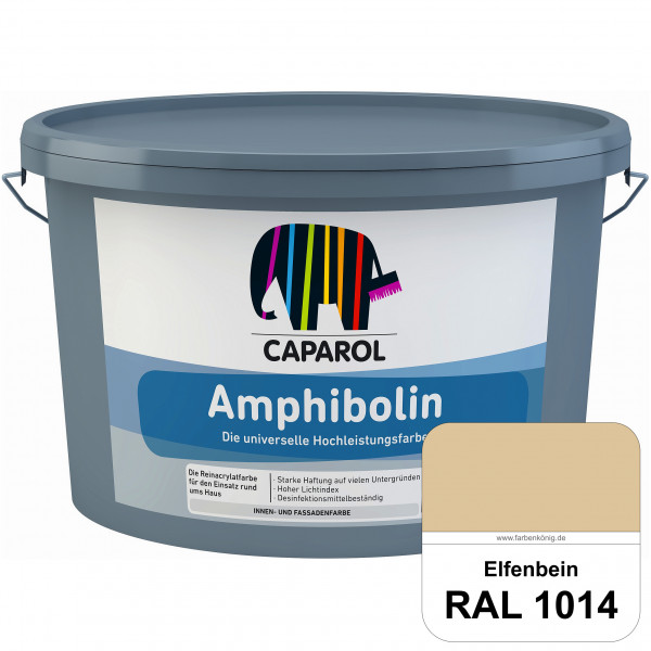 Amphibolin (RAL 1014 Elfenbein) Universalfarbe auf Reinacrylbasis innen & außen