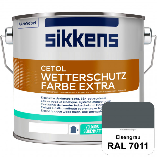 Cetol Wetterschutzfarbe Extra (RAL 7011 Eisengrau)