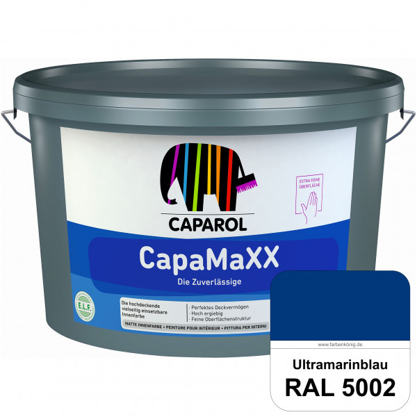 CapaMaXX (RAL 5002 Ultramarinblau) tuchmatte Innenfarbe mit hohem Deckvermögen und Ergiebigkeit