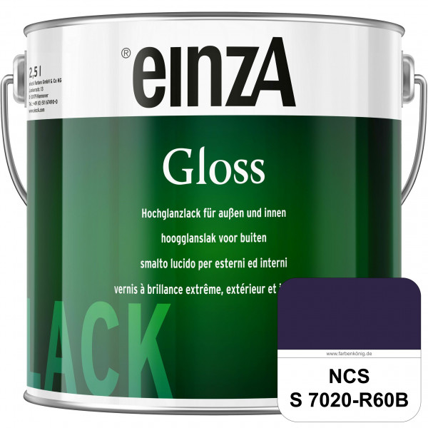 einzA Gloss (NCS S 7020-R60B) Hochwertiger Alkydharzlack in Premium-Qualität, hochglänzend.