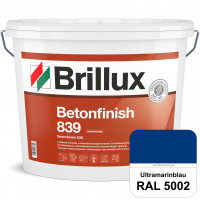 Betonfinish 839 (RAL 5002 Ultramarinblau) elastische Beschichtung zum Schutz rissgefährdeter Betonba