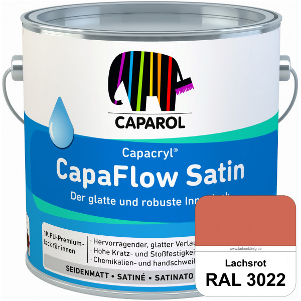 Caparol Capacryl CapaFlow Satin (RAL 3022 Lachsrot)